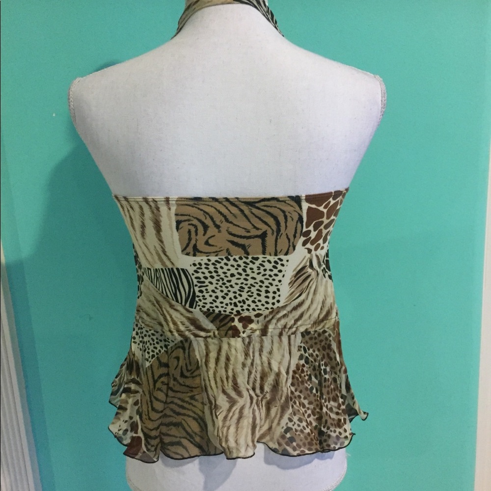 Moschino cheapAndchic Two Piece Animal Print Top - Picture 2 of 8